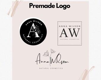 Premade Feminine Logo Design, Beauty Salon Branding