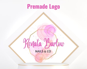 Custom Nails Logo Design, Beauty Salon Logo (Digital)