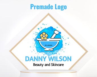 Premade Beauty and Skincare Logo, Natural Health, Wellness (Digital Download)