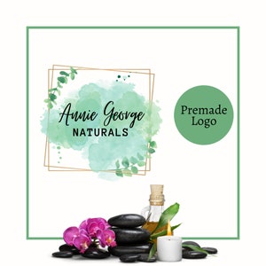 Naturals Logo, Beauty and Skincare Logo, Beauty Salon Logo, Health logo, Wellness Logo, Skincare Logo, organic Logo, small business logo