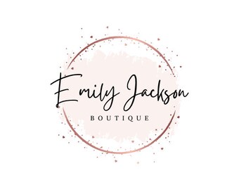 Feminine Boutique Logo Design, Beauty Salon, Business Card