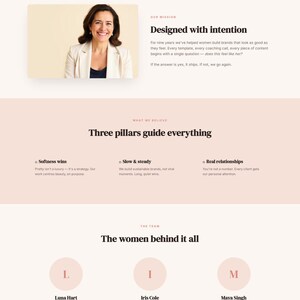 Life Coach Website Template WordPress Elementor Theme | Mindset Coach Website | Feminine Business Website | Coaching Template Luna