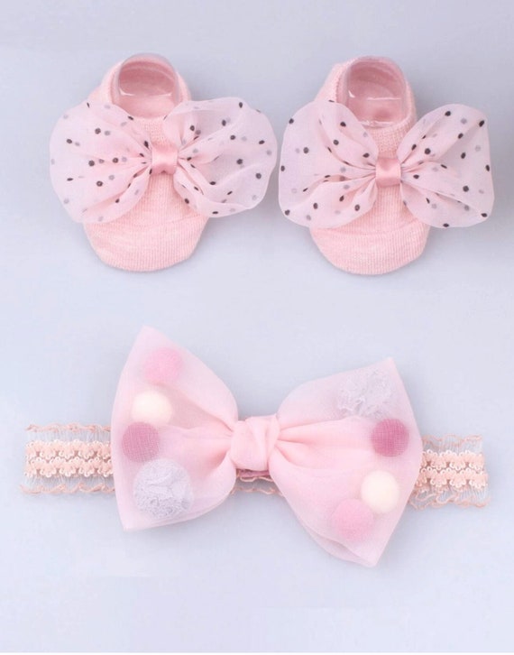 BabyBow Soft Baby Shoe and Socks Set BabyBow Soft Baby Shoe and Socks Set