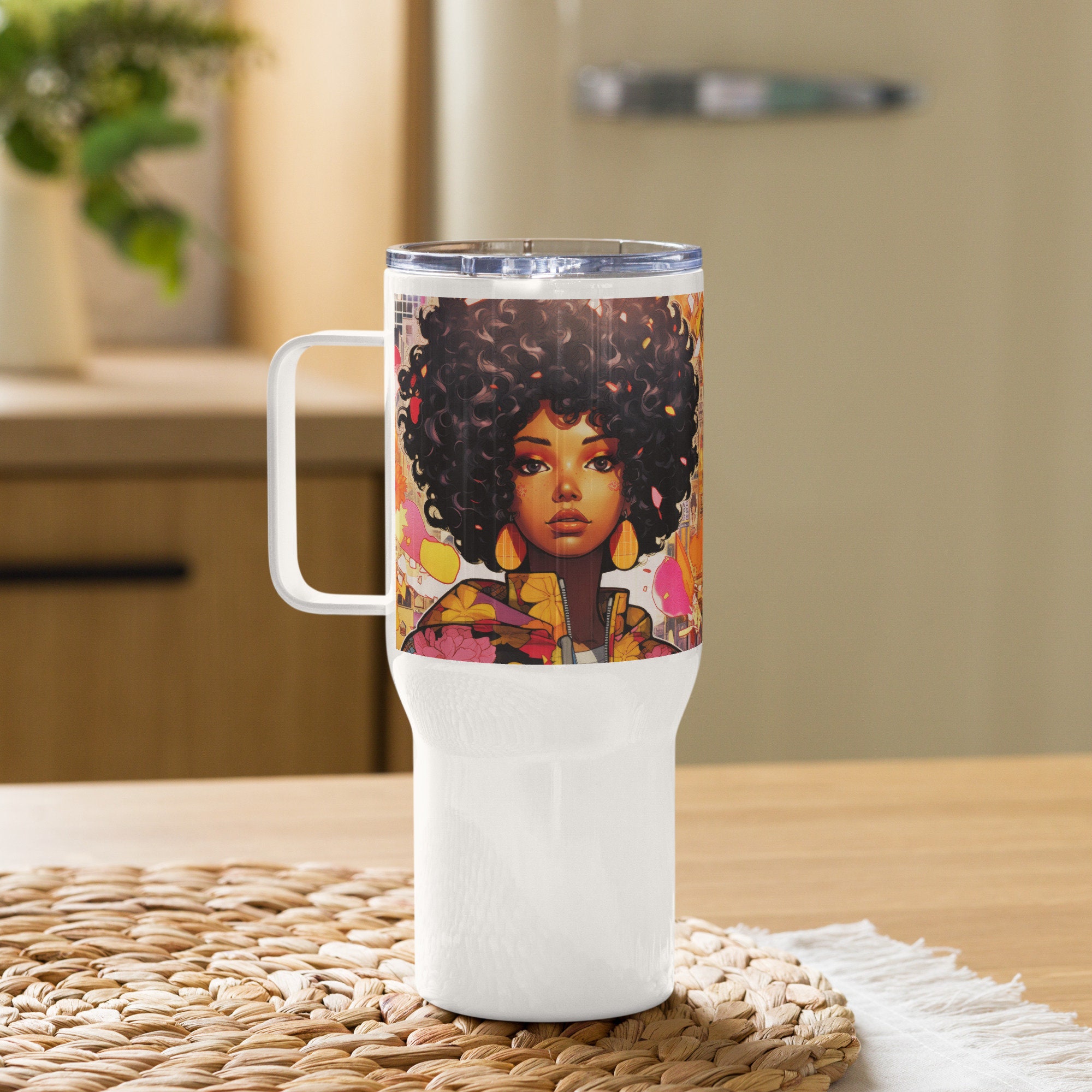 African Inspired Coffee Tumblers - Etsy