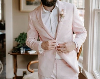 GROOM WEDDING SUIT - Men Suit - Light Color Suit - Elegant Men Suit - Men Wedding Suit - Wedding Wear Suit - Two Button Suit - Men Prom Suit