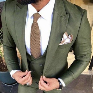 MEN GREEN SUIT Men Suit Men Wedding Suit Green Wedding Suit Elegant ...