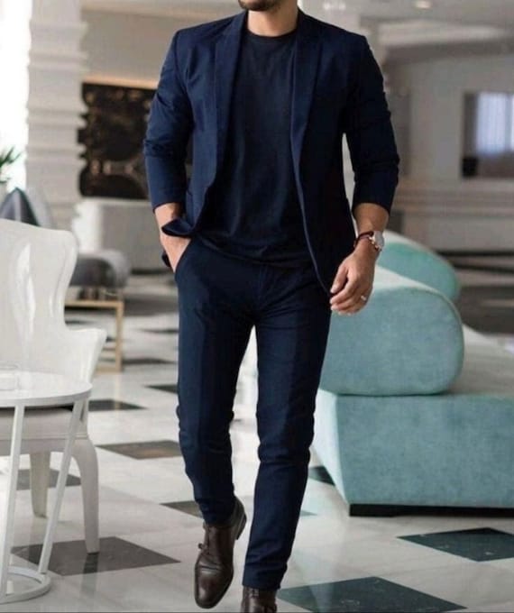 ROPA DE HOMBRE Traje de hombre de boda de - Etsy México