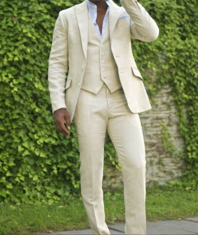 MEN LINEN SUIT Linen Wedding Suit Men Suits Men Clothing - Etsy