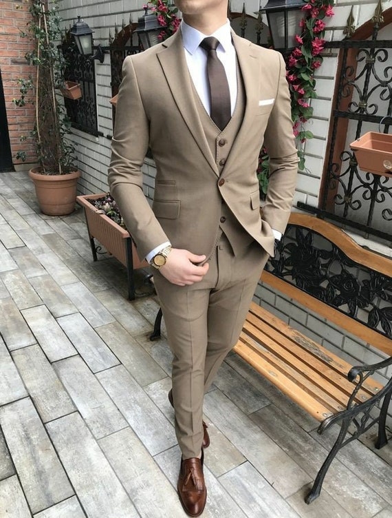 TRAJE MASCULINO Traje con estilo para hombres Traje de - Etsy México TRAJE MASCULINO Traje con estilo para hombres Traje de - Etsy México