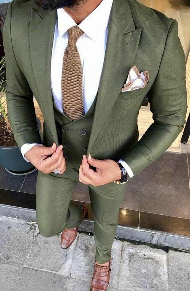 GREEN SUIT Men Suit Men Wedding Suit 