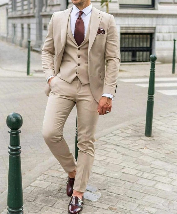 MEN SUIT Men Wedding Suit Slim Fit Suit Men Wedding | Etsy