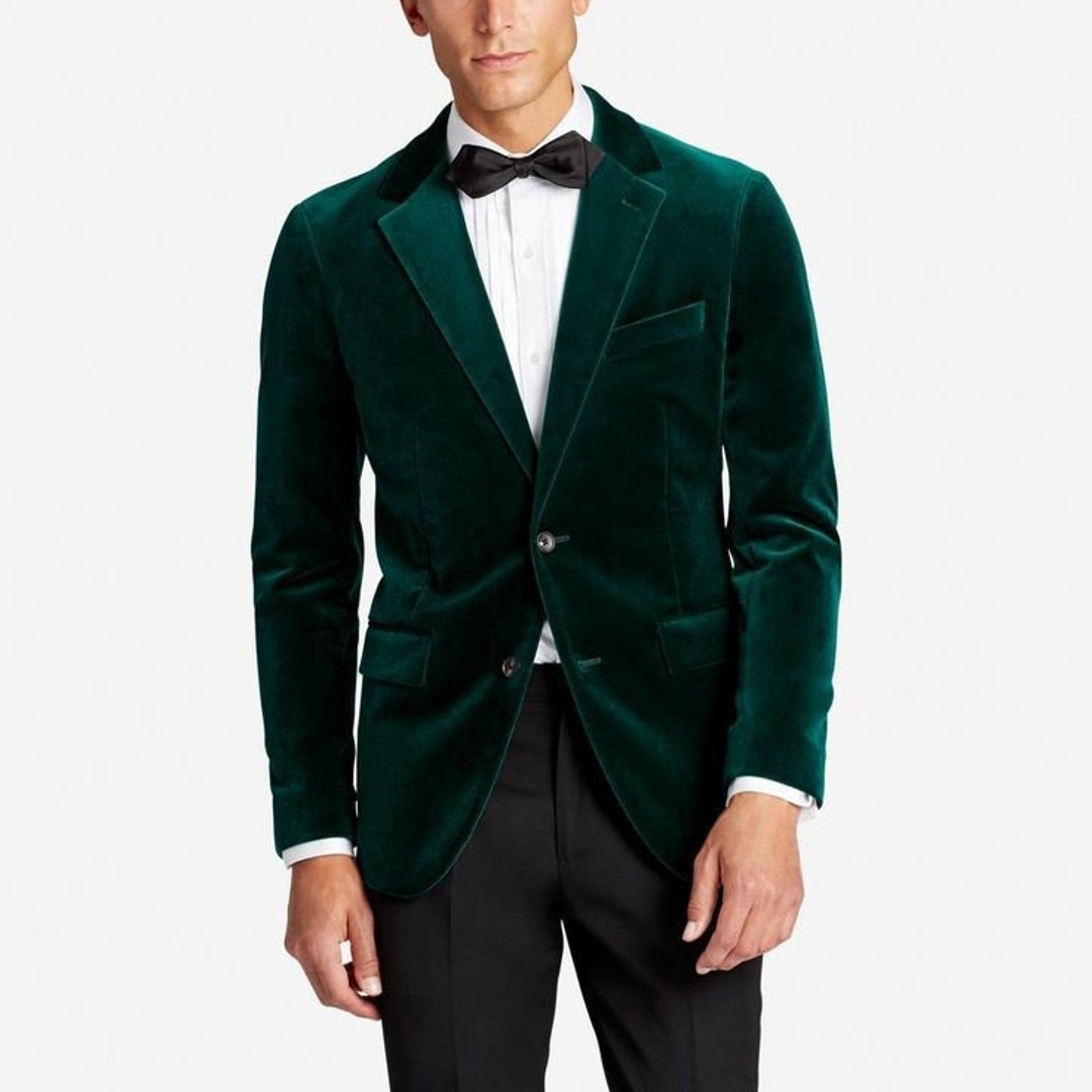 Men's Blazer Men's Clothing Green Wedding Blazer - Etsy