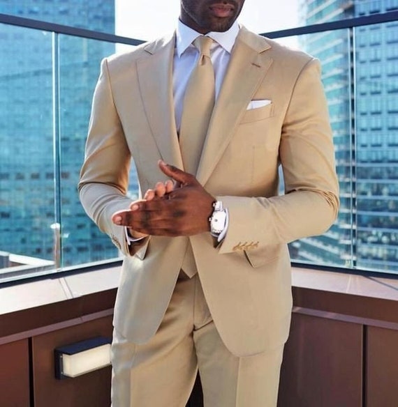 Ivory two-piece suit