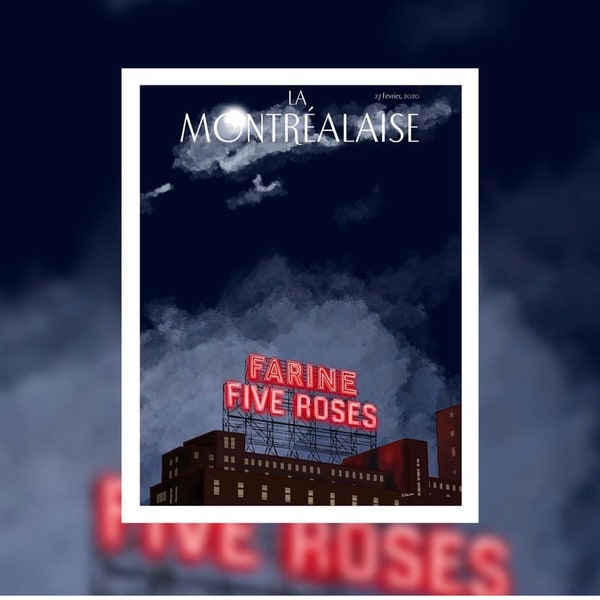 Farine Five Roses Art Print - Montreal