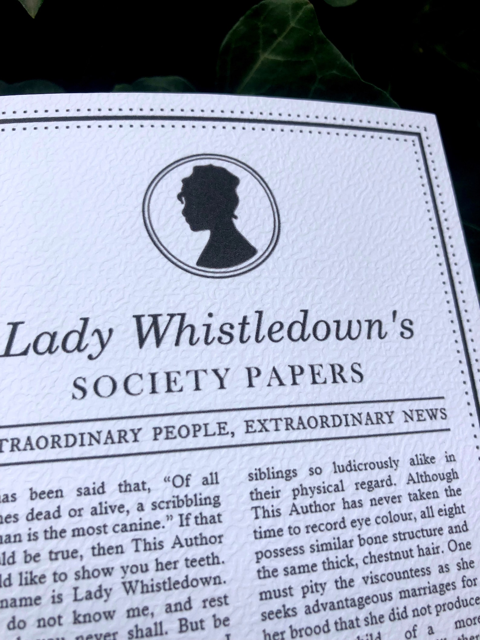 BRIDGERTON Lady Whistledown's Society Papers FULL Etsy