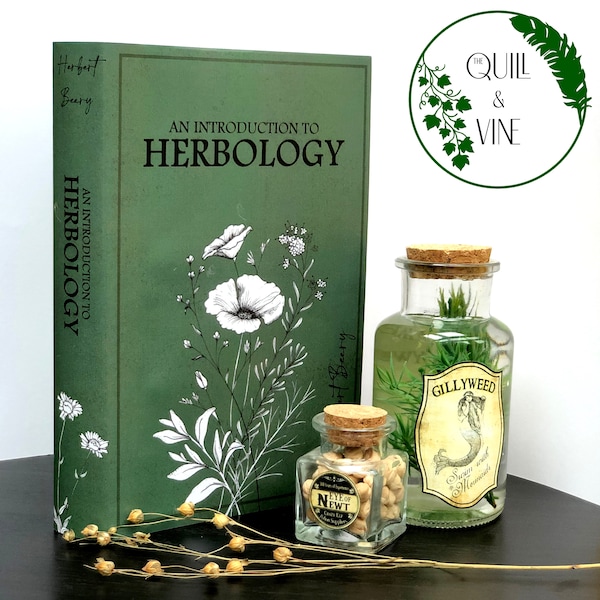 HERBOLOGY Printable book cover