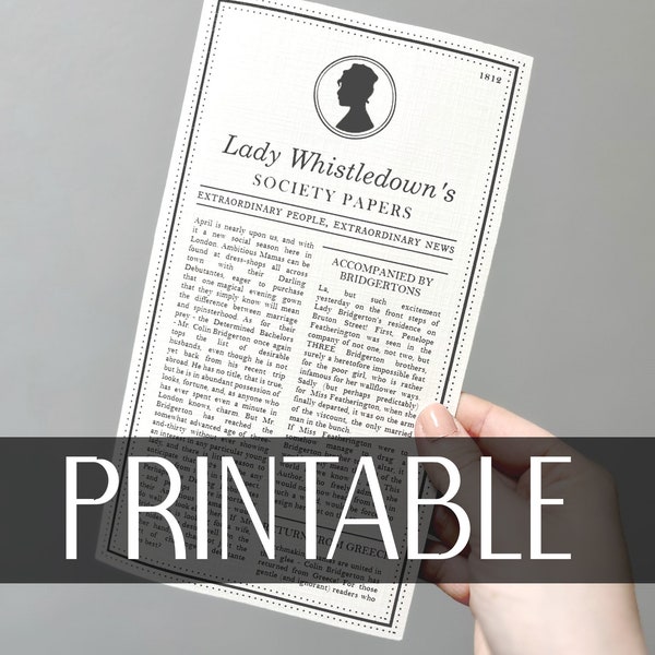 Penny/Colin - Lady Whistledown's Society Papers DIGITAL