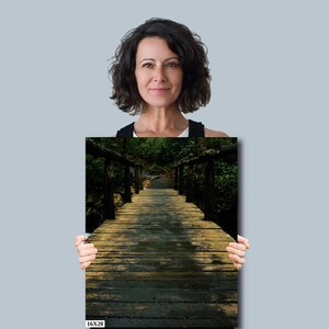Forest Photography, Bridge Photo, Nature Photo Canvas, Peaceful Photography, Serene Photo, Forest Photo Art Canvas, Bridge Photo Canvas