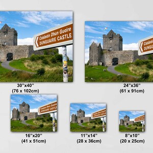 Dunguaire Castle, Irish Castle Art, Castle Photo, Castle Canvas, Ireland Castle Art, Irish Photo, Ireland Photo Art, Castle Photography