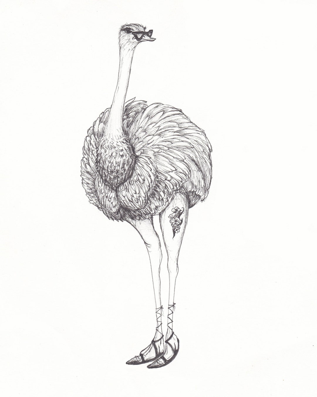 Burying Your Head in the Sand Seeing Life in Pink Etsy