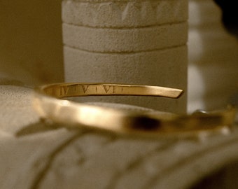 Timekeeper Cuff | Man Cuff | Mens Bracelets | Handcrafted From 24K Gold | Recycled Gold