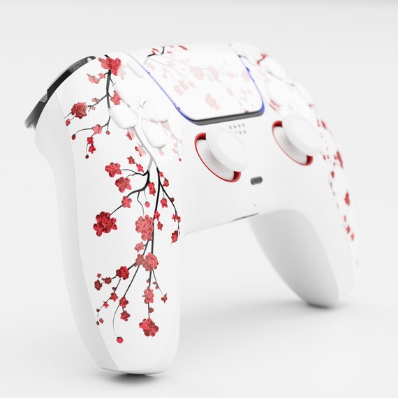 Playstation PS5 Custom Controller Cherry Blossom SCUF Paddles 2 4 Paddles Etsy