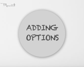 Adding Options