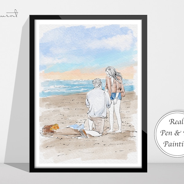 Portrait nach Foto, Paarportrait, Hochzeitseinladung, Hochzeitseinladung, Hochzeitseinladung, Hochzeitseinladung, Jubiläumsgeschenk, Hochzeitsgeschenk, Hochzeitsgeschenk, Hochzeitsgeschenk