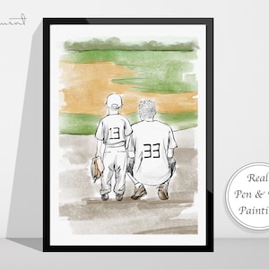 Gepersonaliseerde portretten, portret mensen aquarel lijn, pentekening, cadeaus voor het stel, familie, vrienden en meer