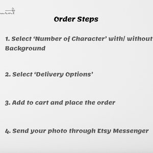 Order steps