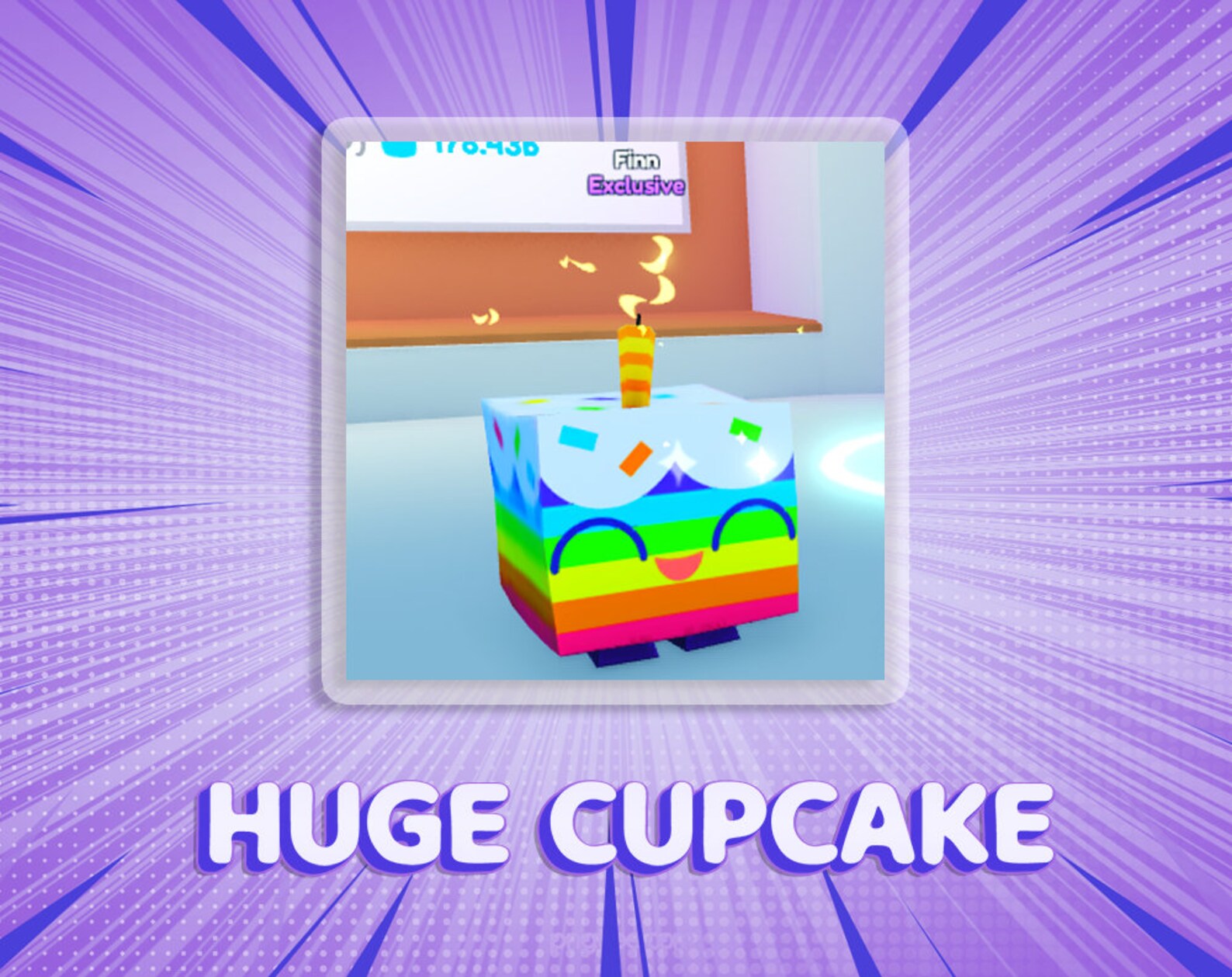Pet Simulator X Exclusive Huge Cupcake Very Rare Limited Etsy UK