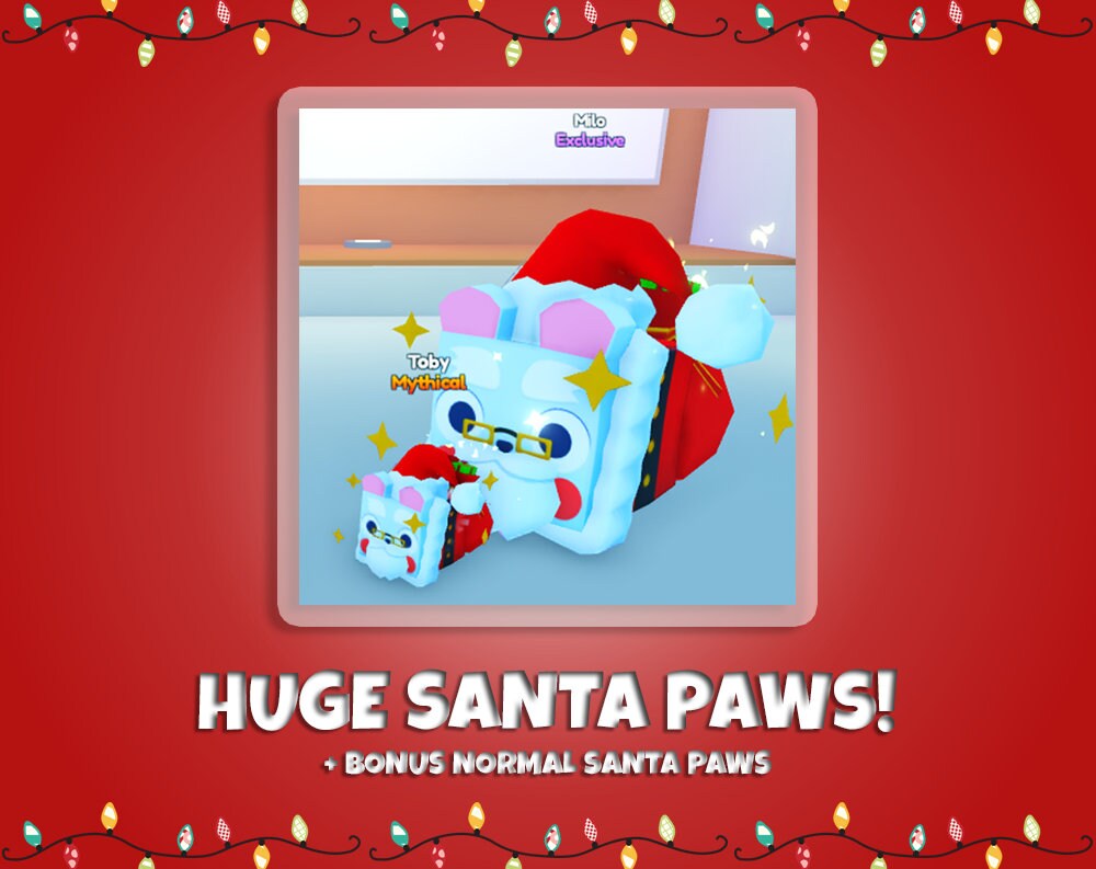 Santa paws pet sim x