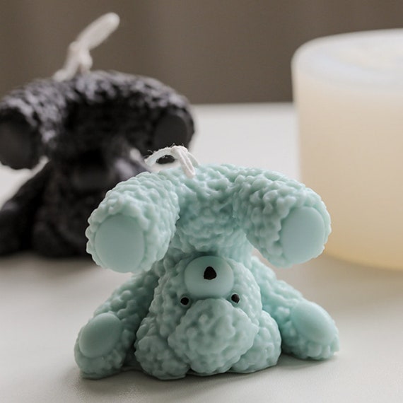 Fluffy Teddy Bear Soy Candle - Kawaii Collection