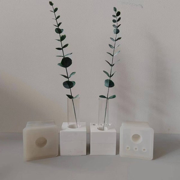 Cement Vase Mold,Resin Silicone Vase Mold,Concrete Mould,for Making Plaster Vase Stand Aromatherapy Essential Oil Diffuser