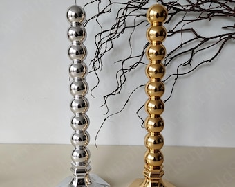 Bubble Pillar Candle Mold for Making Tall Tapered Bubble Pillar Soy Wax Wedding Table Decor Unique Acrylic Plastic Molds