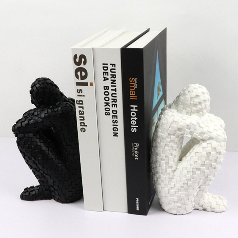 DIY Bookends Large Resin Molds, Book Organize Resin Molds Silicone