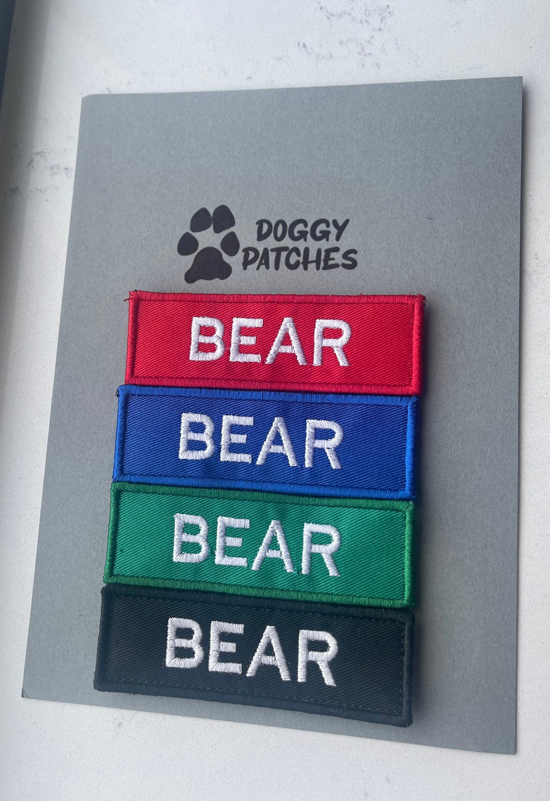 2 X Personalised Dog Harness/collar Patch Julius K9 Compatible Etsy