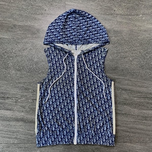 Dior 2000s Monogram Vest Hooded by John Galliano - Medium