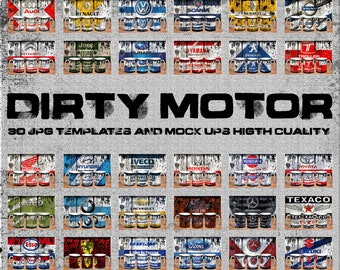 Dirty Motor 30 Templates 300dpi +mock ups