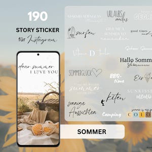 Instagram Story Stickers Zomer | Digitale Stickers Seizoenen | Digitale Zomertijd | Juni Zon Stickers | Story Stickers Vakantie | Zwembad