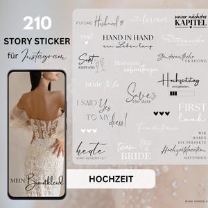 Insta Story Stickers Wedding | Digital Stickers Wedding | Wedding Preparation Stickers | Wedding Planning Stickers | Instagram Stickers Love