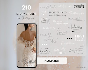 Insta Story Sticker Hochzeit | digitale Sticker Hochzeit | Hochzeitsvorbereitung Sticker | Hochzeitsplanung Sticker | Instagram Sticker Love
