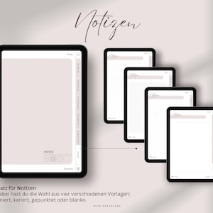 Digital läsdagbok (tyska) | Bokdagbok för Goodnotes etc. | 270 recensioner | Bullet journal för bokhyllor | Läsplanerare för bokälskare bild 8