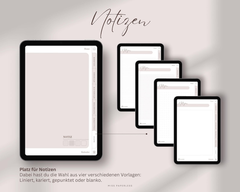 Digital läsdagbok (tyska) | Bokdagbok för Goodnotes etc. | 270 recensioner | Bullet journal för bokhyllor | Läsplanerare för bokälskare bild 8