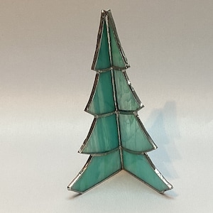stained glass christmas tree pendants Christmas winter snow gifts