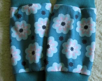 Calentadores de piernas, calentadores de piernas, flores, flores, gasolina ligera