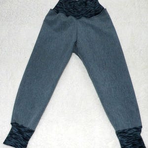 Softshell Pants Rain Pants Growing Pants Plain Colors Gray handmade