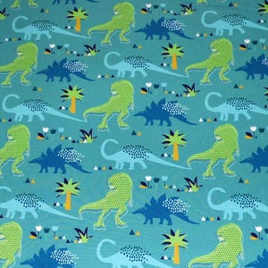 Softshell Stoff Dinos Dinosaurier