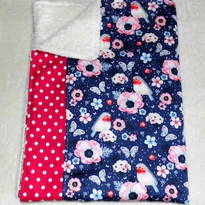 Patchwork blanket Two-layer blanket Stroller blanket Robin