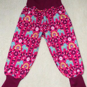 Unique bloomers pants sweatpants Dala horse size 86 / 92